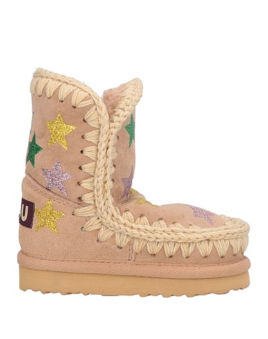 MOU Ankle boot Taupe Sheepskin, Wool