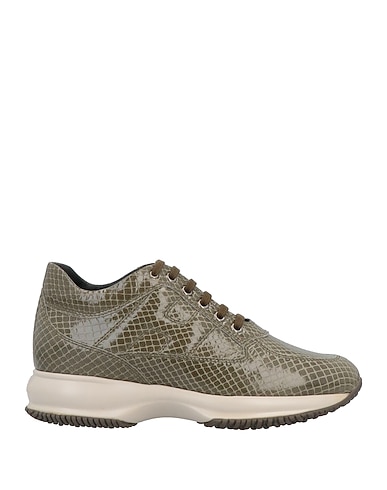 HOGAN Sneakers Militärgrün Leder