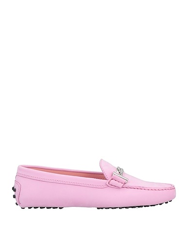 TOD'S Loafers Pink Soft Leather