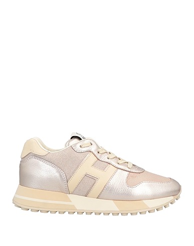 HOGAN Sneakers Blush Soft Leather, Textile fibers