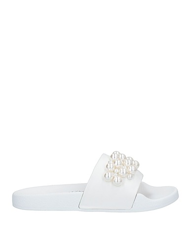 STUART WEITZMAN Sandals White Soft Leather