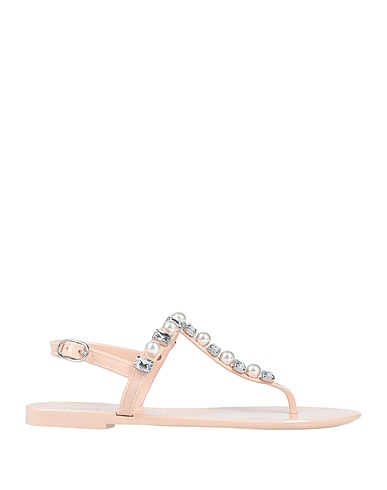 STUART WEITZMAN Sandalias de dedo Rosa palo Otras Fibras