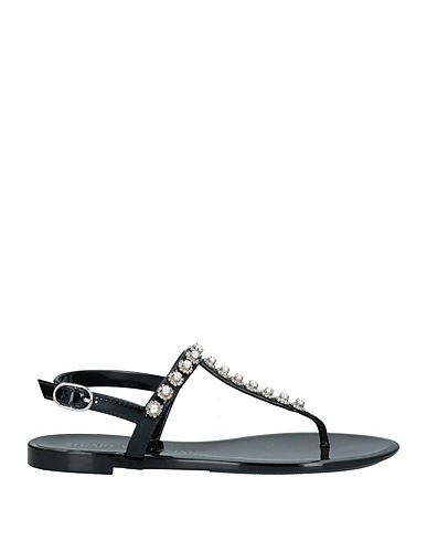 STUART WEITZMAN Infradito Nero Altre Fibre
