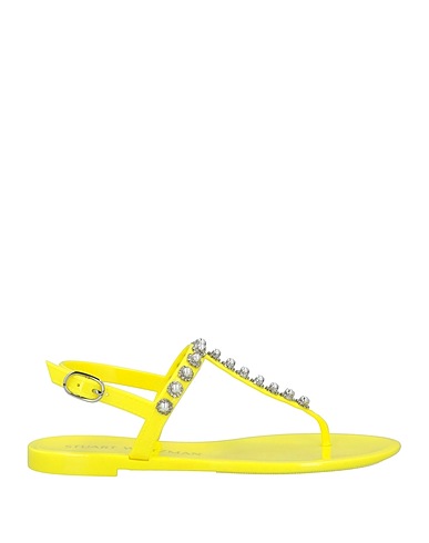 STUART WEITZMAN Infradito Giallo Altre Fibre