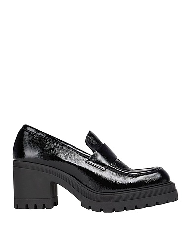 8 by YOOX Loafers Black 100% Calfskin