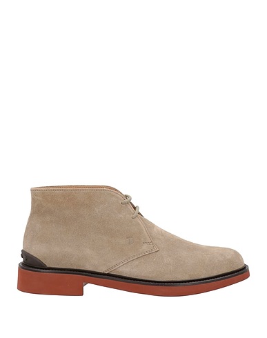 TOD'S Stivaletti Grigio Pelle