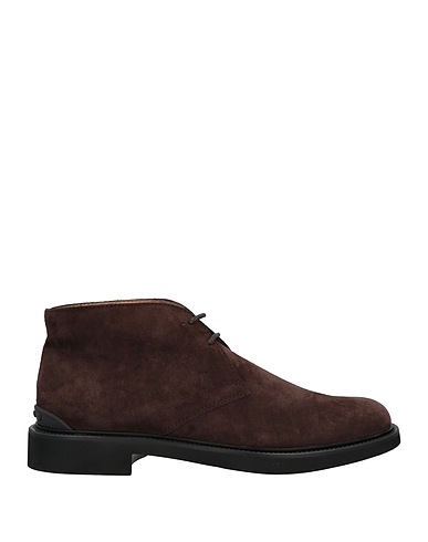 TOD'S Stivaletti Cioccolato Pelle