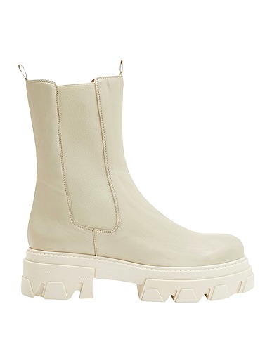 8 by YOOX Ankle boot White 100% Calfskin