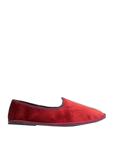 8 by YOOX Loafers Burgundy 64% Polyester, 36% Cotton