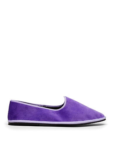 8 by YOOX Loafers Lilac 64% Polyester, 36% Cotton