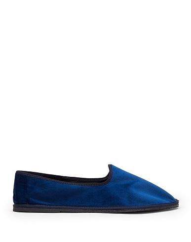 8 by YOOX Loafers Blue 64% Polyester, 36% Cotton