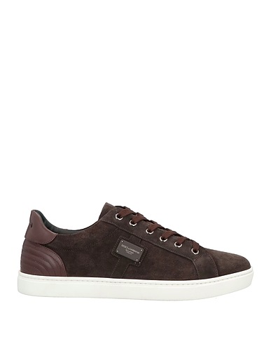 DOLCE&GABBANA Sneakers Dark brown Calfskin