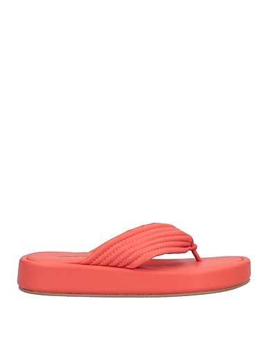 PAOLO MATTEI Flip flops Salmon pink Textile fibers