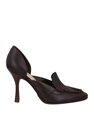 TOD'S Loafers Dark brown Soft Leather