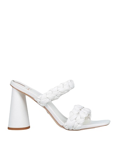 SAM EDELMAN Sandals White Textile fibres