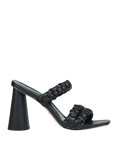 SAM EDELMAN Sandals Black Textile fibers