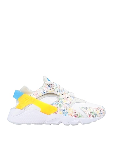 NIKE Sneakers Nike Air Huarache Women's Shoes
 White Soft Leather, Textile fibres