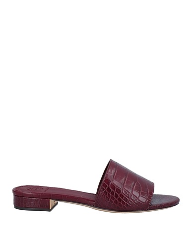 TORY BURCH 샌들 버건디 가죽