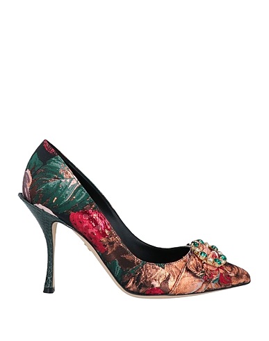 DOLCE&GABBANA Pump Copper 68% Polyester, 19% Stipa tenacissima, 13% Metal
