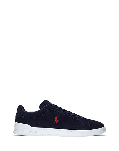 POLO RALPH LAUREN Sneakers HERITAGE COURT II SUEDE SNEAKER
 Midnight blue 100% Soft Leather
