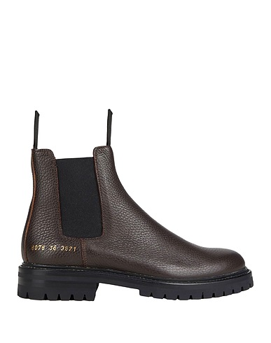 WOMAN by COMMON PROJECTS Ankle boot Dark brown Soft Leather