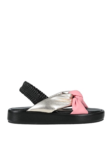 PAOLO MATTEI Sandals Pink Textile fibers