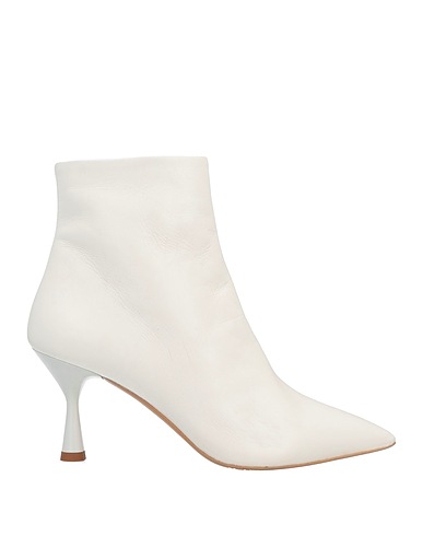 ISLO ISABELLA LORUSSO ショートブーツ アイボリー 革