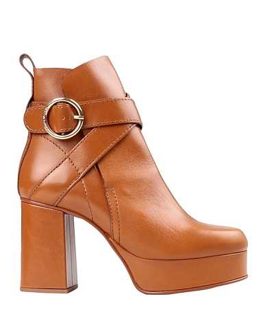 SEE BY CHLOÉ Ankle boot Brown Soft Leather