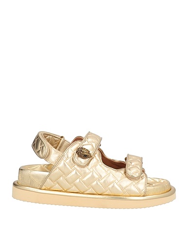 KURT GEIGER Sandals Gold Soft Leather