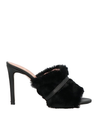 DIVINE FOLLIE Sandals Black Other Fibres
