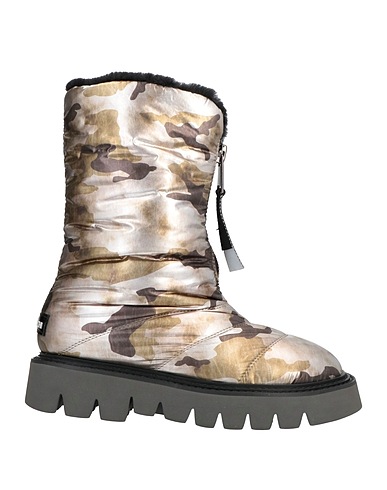 ELENA IACHI Stivaletti Verde militare Fibre tessili