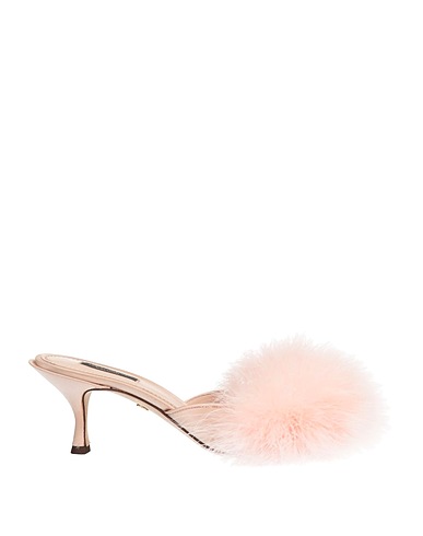 DOLCE&GABBANA Sandals Pink Textile fibers