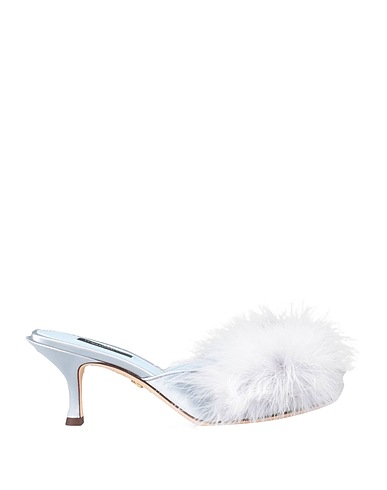 DOLCE&GABBANA Sandals Light blue Textile fibers