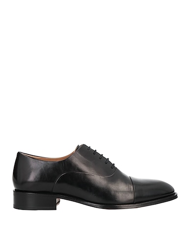 BRIONI Laced shoes Black Soft Leather