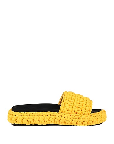 N°21 Sandali Giallo Fibre tessili
