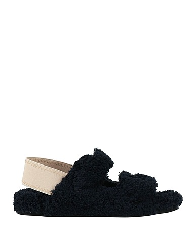N°21 Sandali Nero Fibre tessili