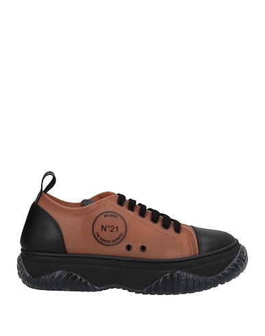 N°21 Sneakers Camel Soft Leather, Silicone