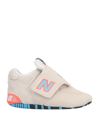 NEW BALANCE Newborn shoes 574 Culla
 Light grey Soft Leather, Textile fibers