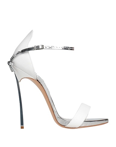 CASADEI Sandals White Soft Leather