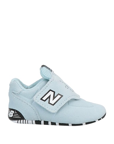 NEW BALANCE Newborn shoes 574 Culla
 Sky blue Soft Leather, Textile fibers