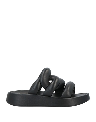 ASH Sandals Black Soft Leather