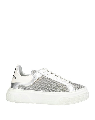 CASADEI Sneakers Silver Soft Leather