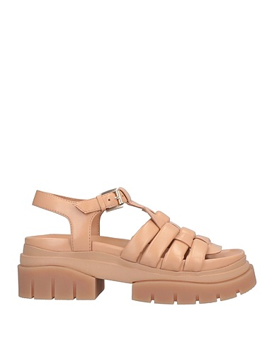 ASH Sandals Beige Soft Leather