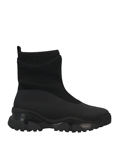 PINKO Ankle boot Black Textile fibres