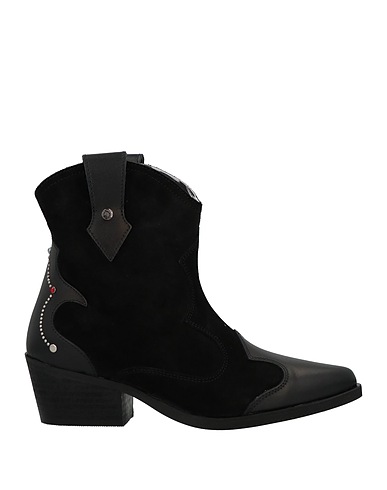 MANILA GRACE Ankle boot Black Leather