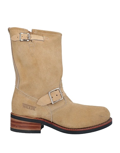 WALKER Ankle boot Beige Leather