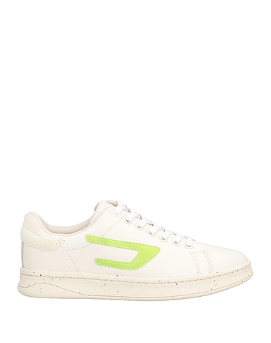 DIESEL Sneakers Ivory Soft Leather