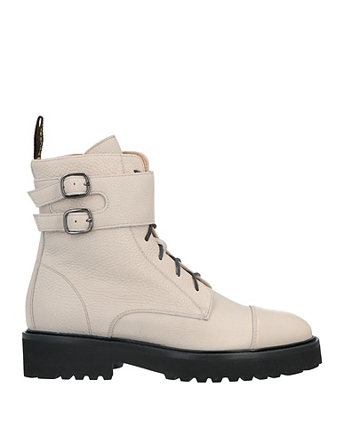 DOUCAL'S Ankle boot Light grey Soft Leather