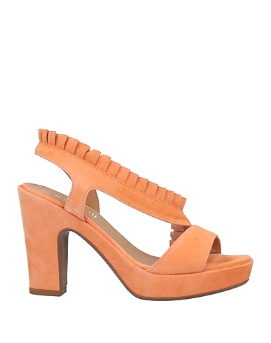 TESTONI Sandales Abricot Cuir de veau