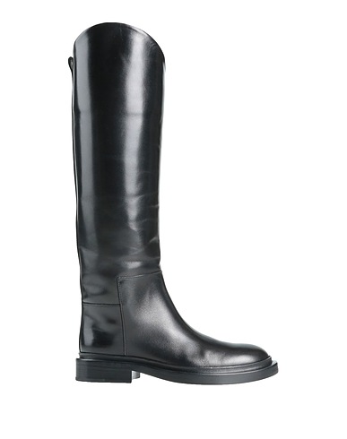 JIL SANDER Boots Black Soft Leather